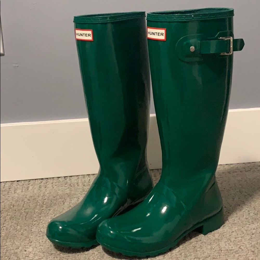 Hunter boots. Size 7